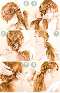 peinados con trenzas braids trenzados moños sencillos peinados sencillos (13) SIY Fácil